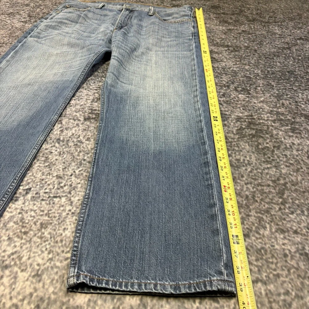 Levi's 569 Jeans Loose Straight Mens 36x29 Blue Faded Baggy Casual Denim